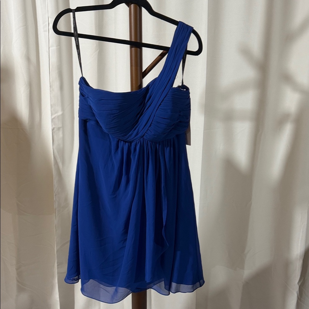 BILL LEVKOFF MIDNIGHT BLUE DRESS 12